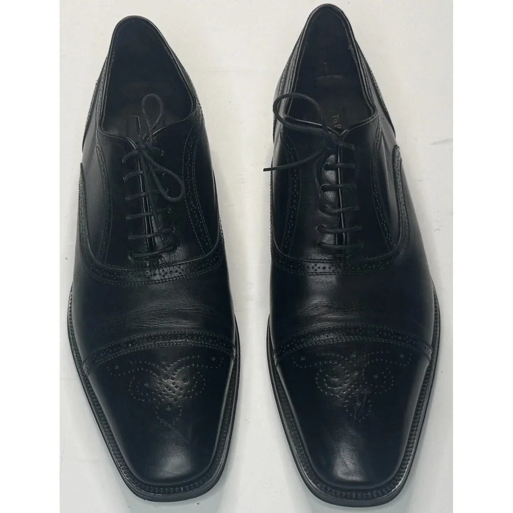 To Boot‎ Company 2848 Adam Derrick Made In Italy Black Oxfords Size 11.5